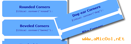 rounded corners